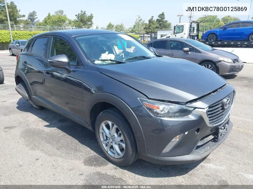 2016 Mazda Cx-3 Touring VIN: JM1DKBC78G0125869 Lot: 42591655