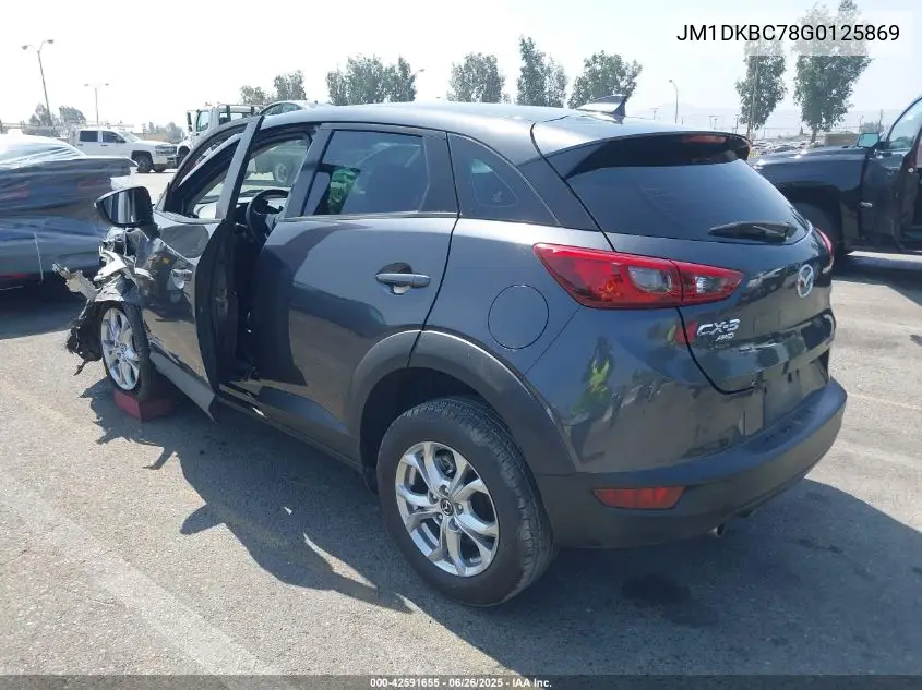 2016 Mazda Cx-3 Touring VIN: JM1DKBC78G0125869 Lot: 42591655