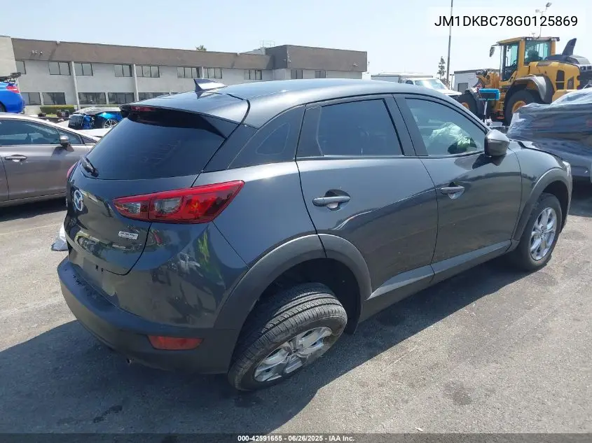 2016 Mazda Cx-3 Touring VIN: JM1DKBC78G0125869 Lot: 42591655