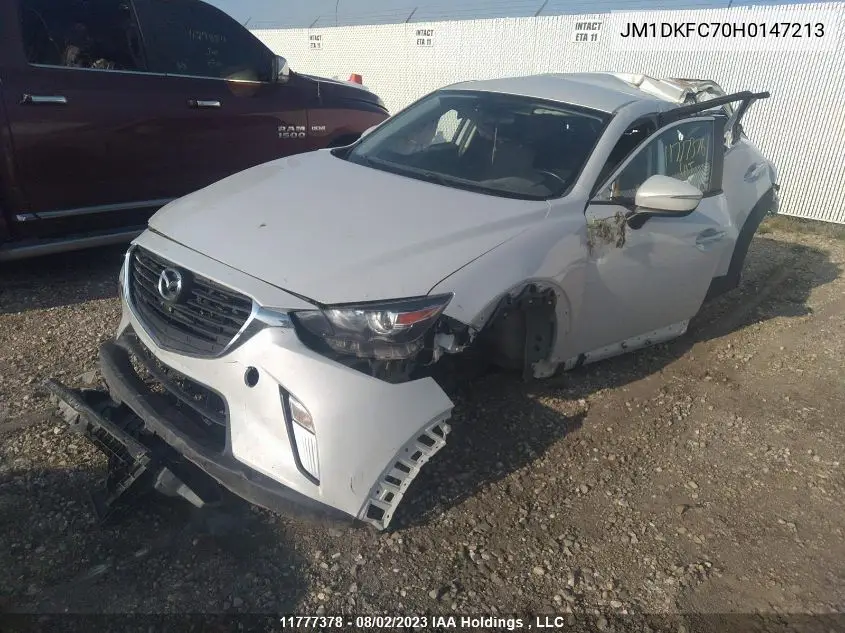 2017 Mazda Cx-3 Touring VIN: JM1DKFC70H0147213 Lot: 11777378