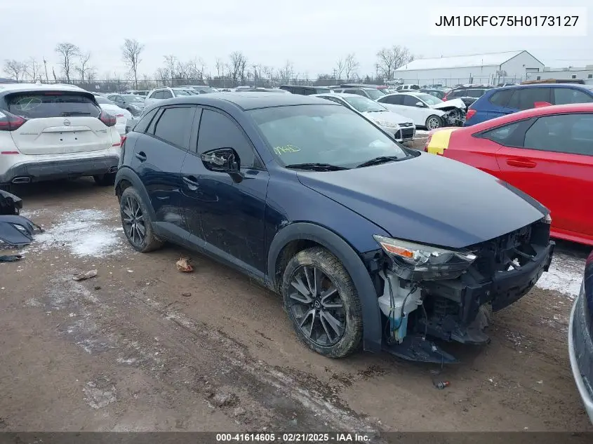 2017 Mazda Cx-3 Touring VIN: JM1DKFC75H0173127 Lot: 41614605