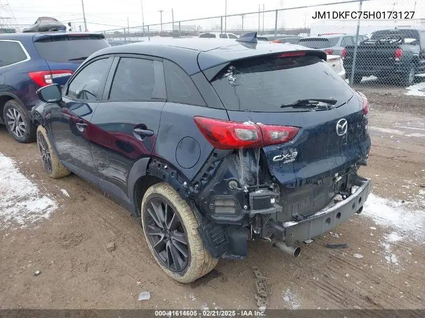 2017 Mazda Cx-3 Touring VIN: JM1DKFC75H0173127 Lot: 41614605