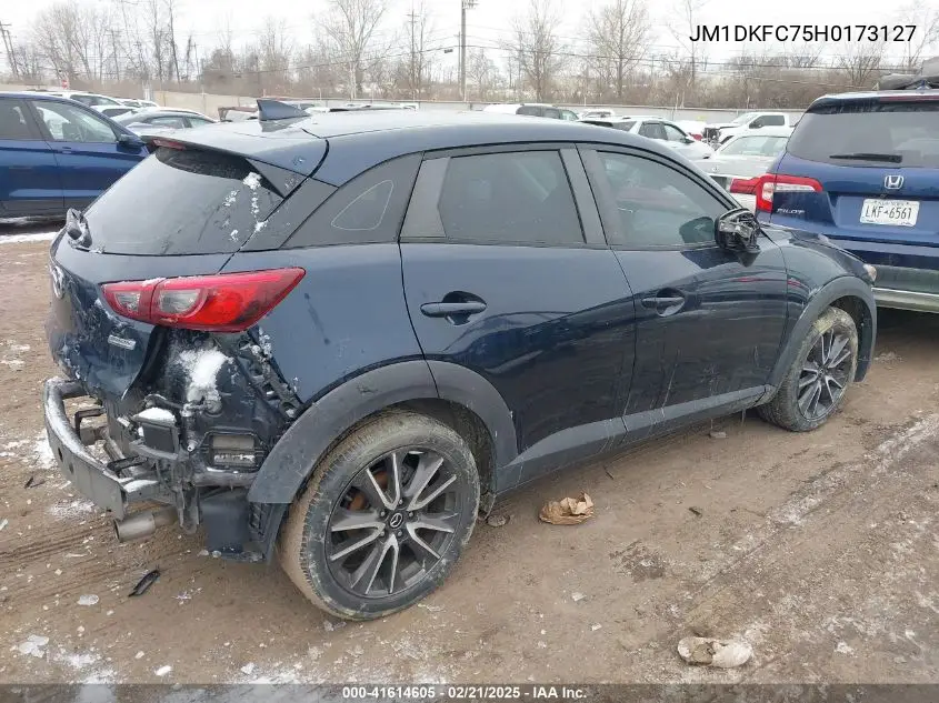 2017 Mazda Cx-3 Touring VIN: JM1DKFC75H0173127 Lot: 41614605