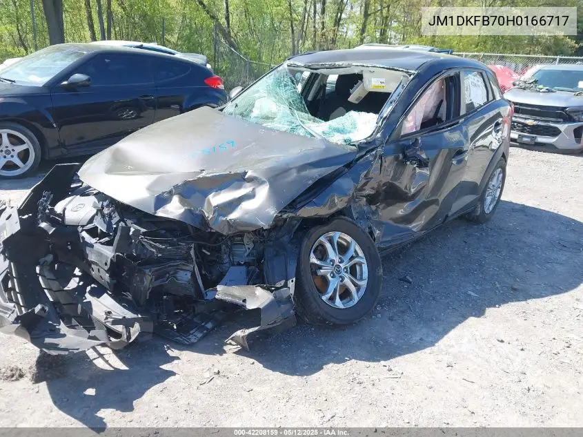 2017 Mazda Cx-3 Sport VIN: JM1DKFB70H0166717 Lot: 42208159