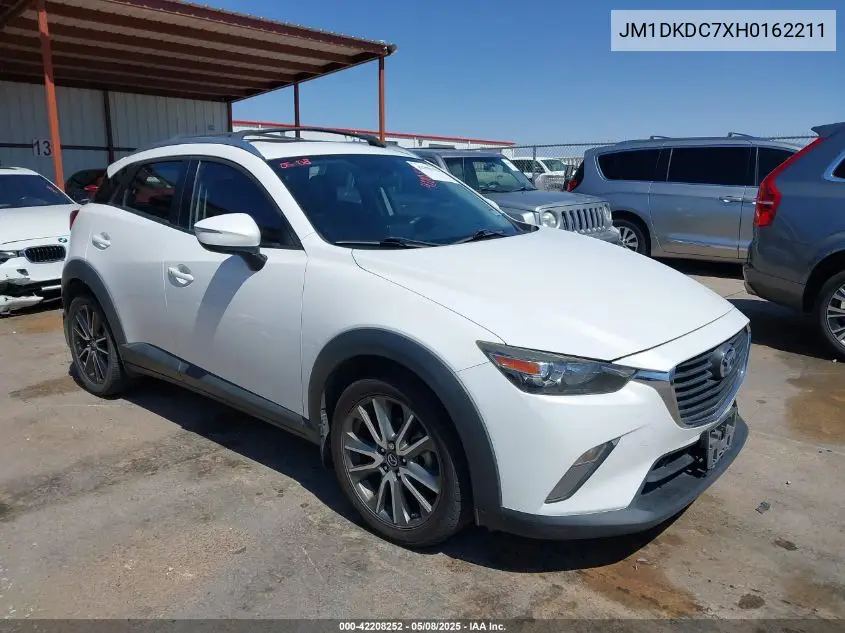 2017 Mazda Cx-3 Touring VIN: JM1DKDC7XH0162211 Lot: 42208252