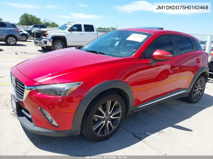 2017 Mazda Cx-3 Grand Touring VIN: JM1DKDD75H0162468 Lot: 42242443