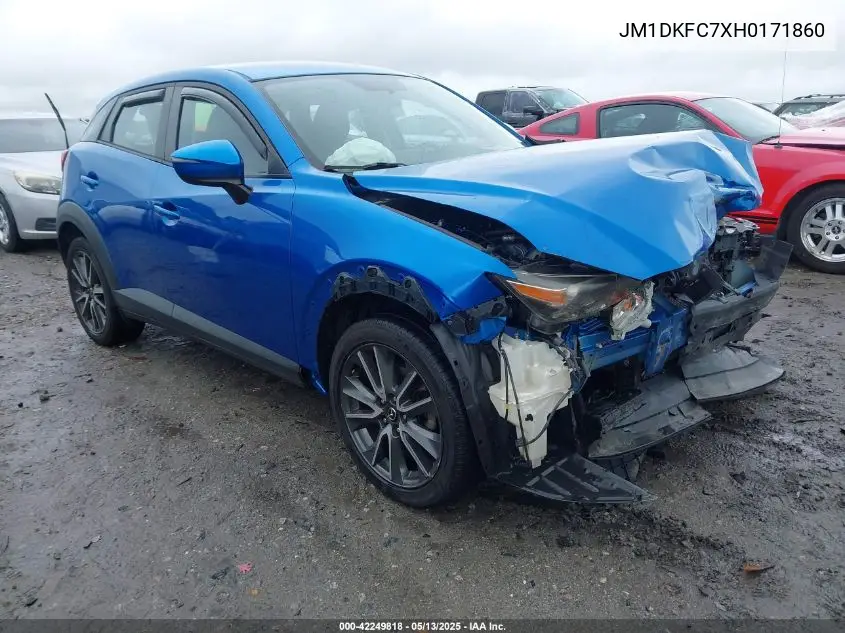 2017 Mazda Cx-3 Touring VIN: JM1DKFC7XH0171860 Lot: 42249818