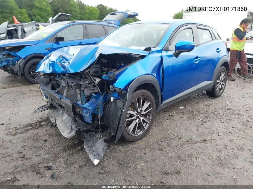 2017 Mazda Cx-3 Touring VIN: JM1DKFC7XH0171860 Lot: 42249818