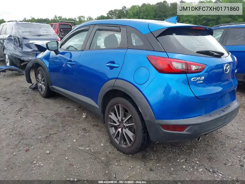2017 Mazda Cx-3 Touring VIN: JM1DKFC7XH0171860 Lot: 42249818