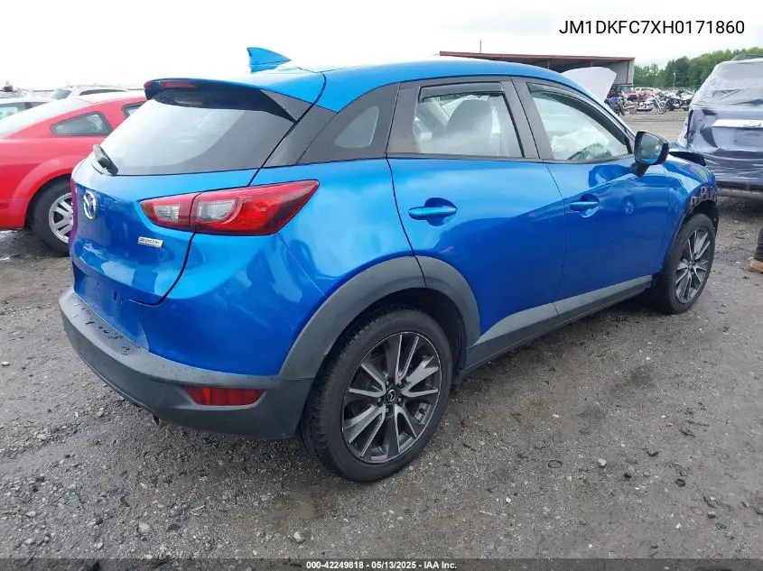 2017 Mazda Cx-3 Touring VIN: JM1DKFC7XH0171860 Lot: 42249818