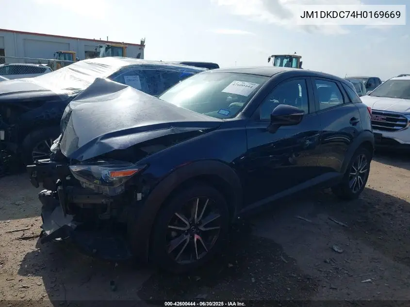 2017 Mazda Cx-3 Touring VIN: JM1DKDC74H0169669 Lot: 42600444