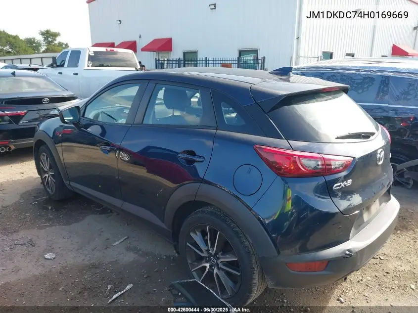 2017 Mazda Cx-3 Touring VIN: JM1DKDC74H0169669 Lot: 42600444