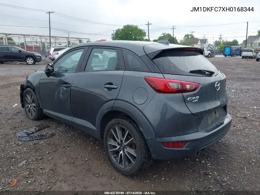 2017 Mazda Cx-3 Touring VIN: JM1DKFC7XH0168344 Lot: 42735198