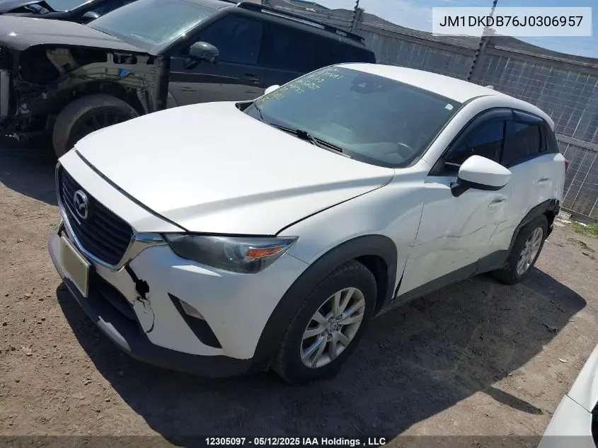 2018 Mazda Cx-3 Sport VIN: JM1DKDB76J0306957 Lot: 12305097