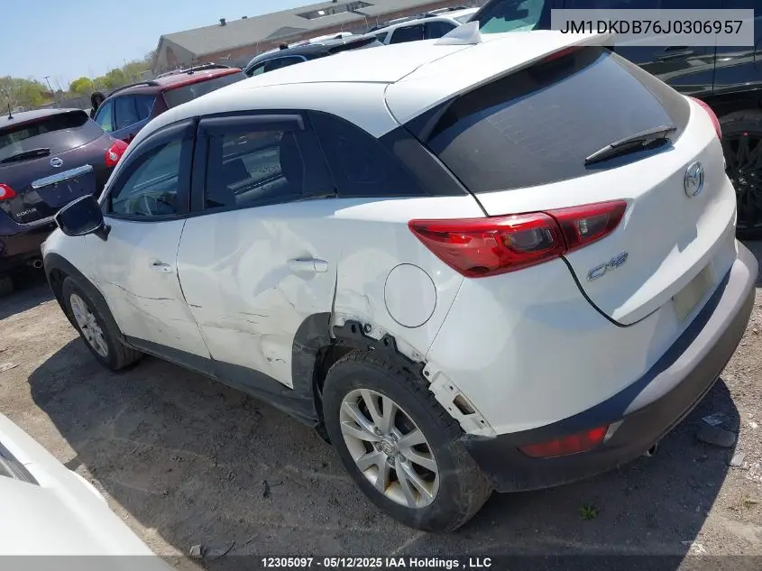 2018 Mazda Cx-3 Sport VIN: JM1DKDB76J0306957 Lot: 12305097