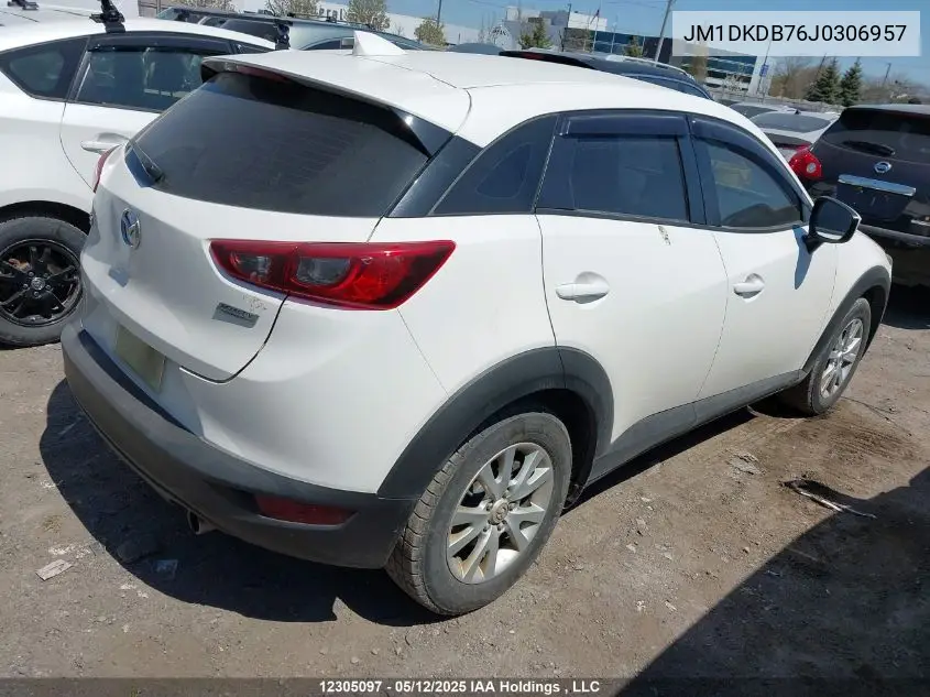 2018 Mazda Cx-3 Sport VIN: JM1DKDB76J0306957 Lot: 12305097