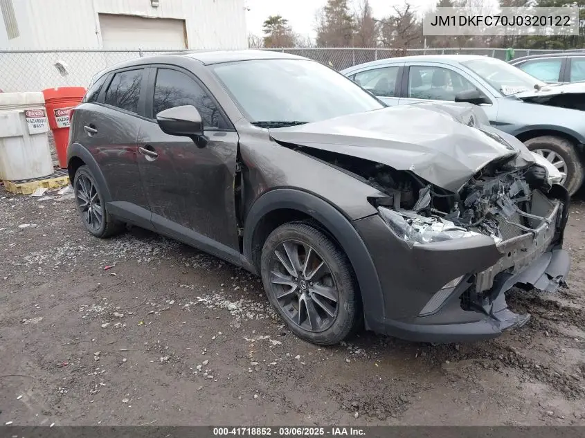 2018 Mazda Cx-3 Touring VIN: JM1DKFC70J0320122 Lot: 41718852