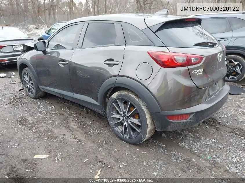 2018 Mazda Cx-3 Touring VIN: JM1DKFC70J0320122 Lot: 41718852