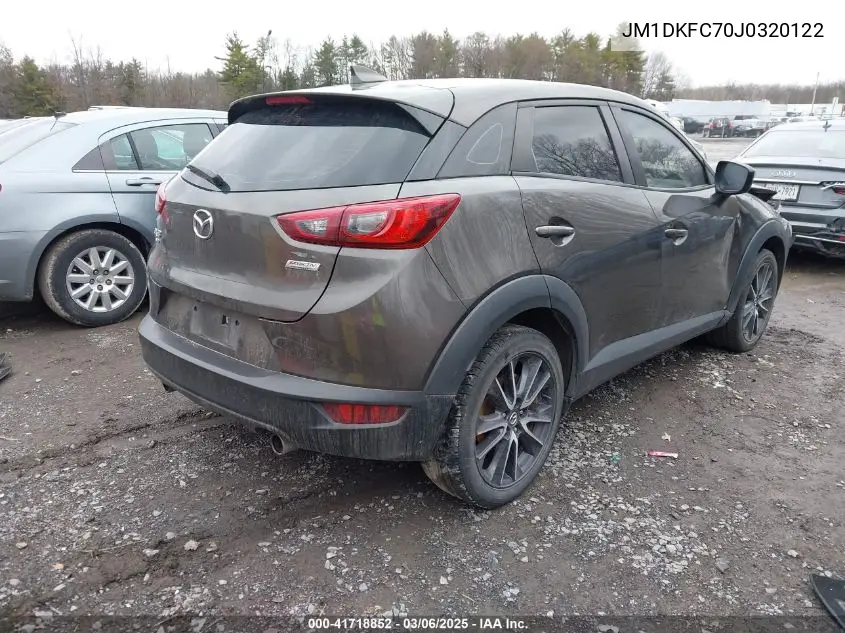 2018 Mazda Cx-3 Touring VIN: JM1DKFC70J0320122 Lot: 41718852