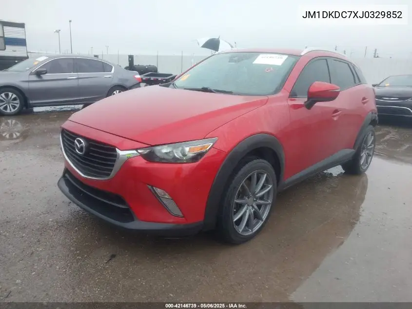 2018 Mazda Cx-3 Touring VIN: JM1DKDC7XJ0329852 Lot: 42146739