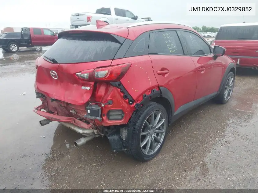 2018 Mazda Cx-3 Touring VIN: JM1DKDC7XJ0329852 Lot: 42146739