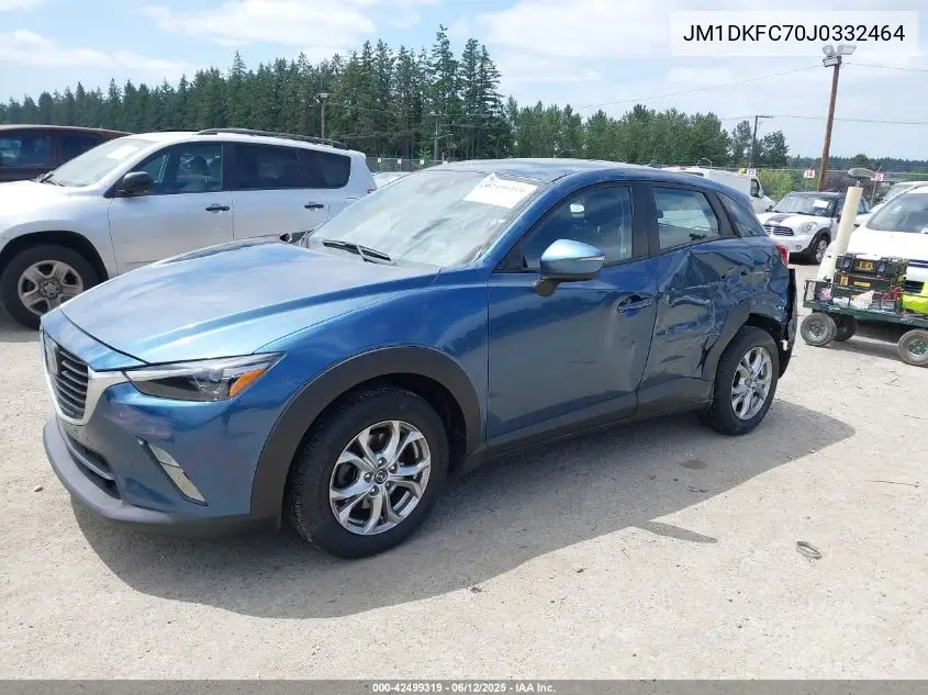 2018 Mazda Cx-3 Touring VIN: JM1DKFC70J0332464 Lot: 42499319