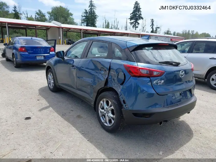 2018 Mazda Cx-3 Touring VIN: JM1DKFC70J0332464 Lot: 42499319