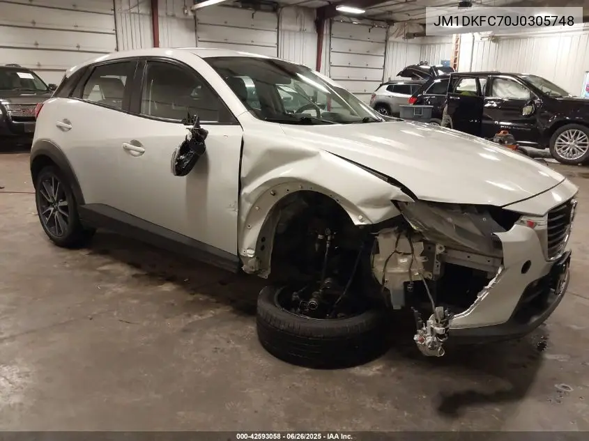 2018 Mazda Cx-3 Touring VIN: JM1DKFC70J0305748 Lot: 42593058