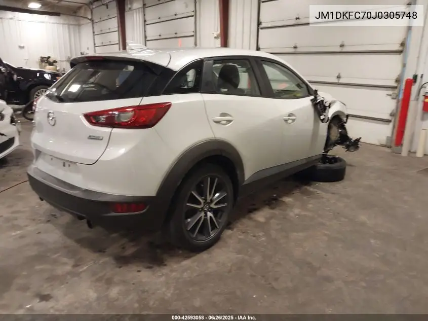 2018 Mazda Cx-3 Touring VIN: JM1DKFC70J0305748 Lot: 42593058