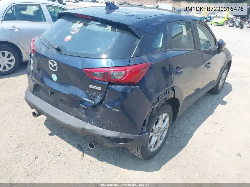 2018 Mazda Cx-3 Sport VIN: JM1DKFB72J0316476 Lot: 42605642