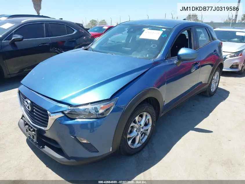 2018 Mazda Cx-3 Sport VIN: JM1DKDB77J0319586 Lot: 42664559