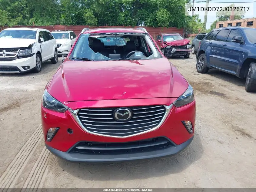 2018 Mazda Cx-3 Grand Touring VIN: JM1DKDD72J0326717 Lot: 42664976
