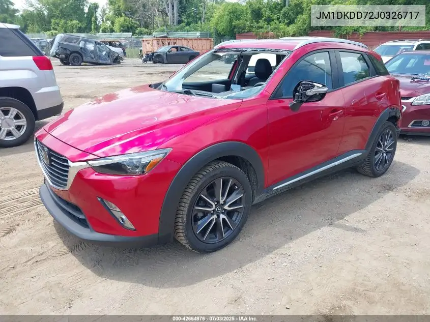 2018 Mazda Cx-3 Grand Touring VIN: JM1DKDD72J0326717 Lot: 42664976