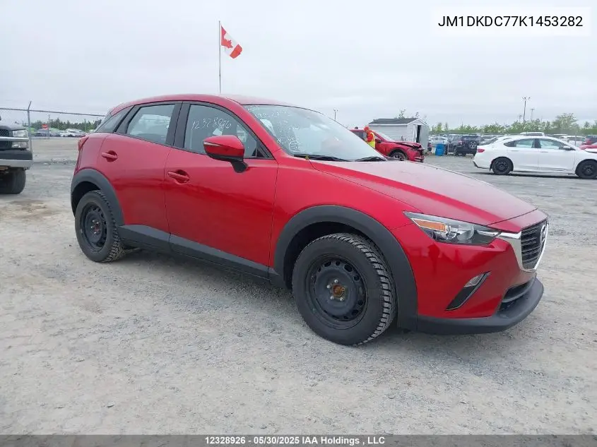 2019 Mazda Cx-3 Touring VIN: JM1DKDC77K1453282 Lot: 12328926