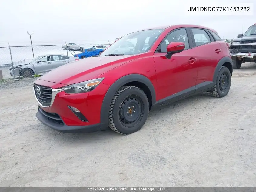 2019 Mazda Cx-3 Touring VIN: JM1DKDC77K1453282 Lot: 12328926
