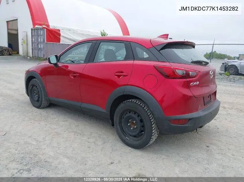 2019 Mazda Cx-3 Touring VIN: JM1DKDC77K1453282 Lot: 12328926