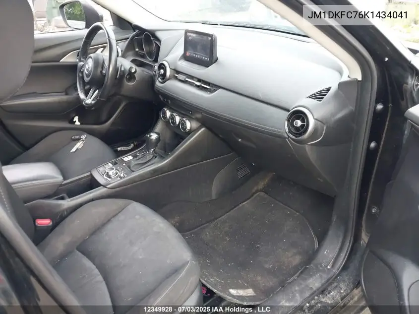 2019 Mazda Cx-3 Gs VIN: JM1DKFC76K1434041 Lot: 12349928
