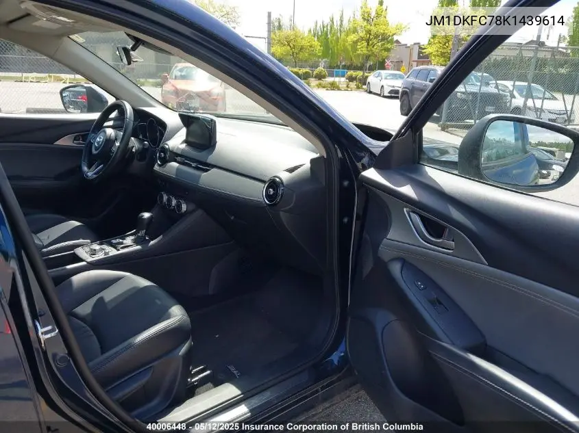 2019 Mazda Cx-3 VIN: JM1DKFC78K1439614 Lot: 40006448