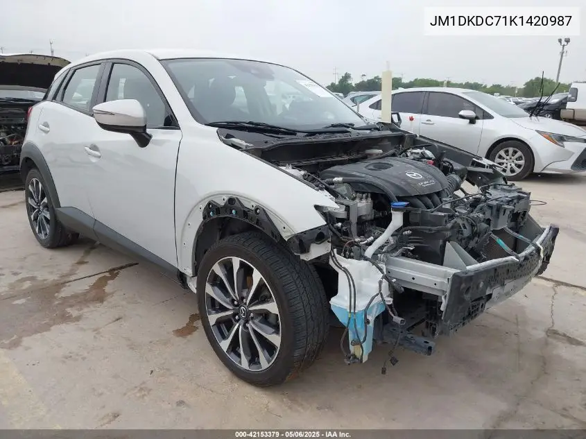 2019 Mazda Cx-3 Touring VIN: JM1DKDC71K1420987 Lot: 42153379