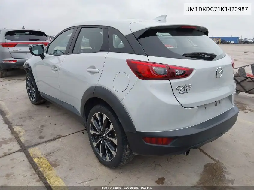 2019 Mazda Cx-3 Touring VIN: JM1DKDC71K1420987 Lot: 42153379