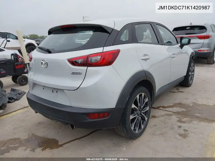 2019 Mazda Cx-3 Touring VIN: JM1DKDC71K1420987 Lot: 42153379