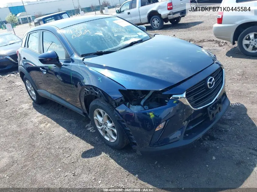 2019 Mazda Cx-3 Sport VIN: JM1DKFB71K0445584 Lot: 42210269