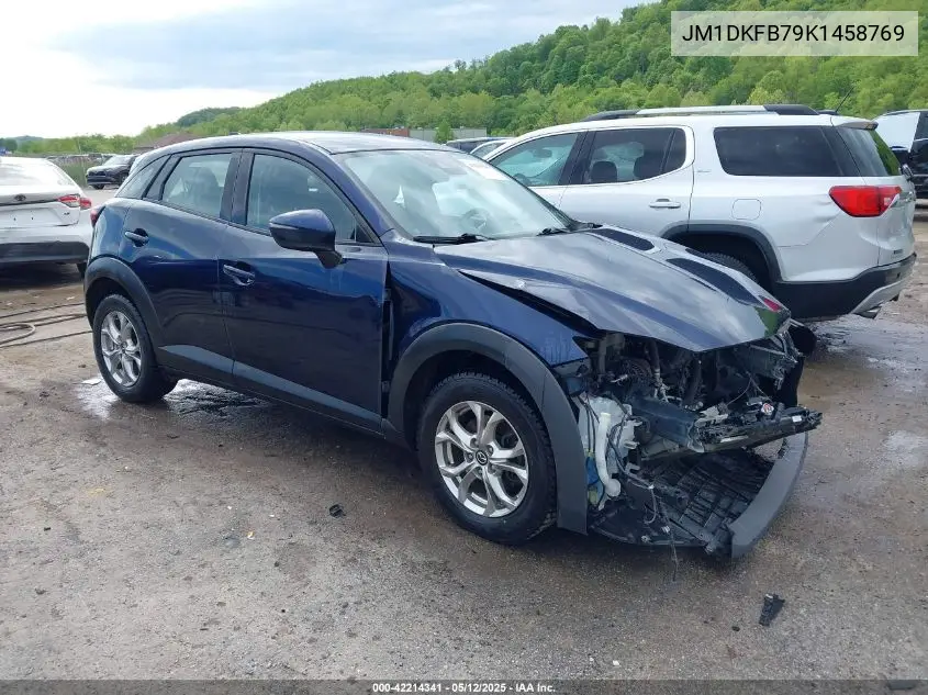 2019 Mazda Cx-3 Sport VIN: JM1DKFB79K1458769 Lot: 42214341