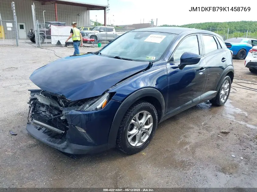 2019 Mazda Cx-3 Sport VIN: JM1DKFB79K1458769 Lot: 42214341