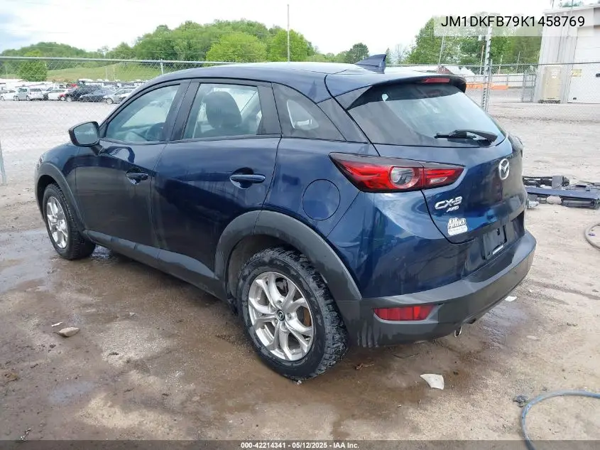 2019 Mazda Cx-3 Sport VIN: JM1DKFB79K1458769 Lot: 42214341