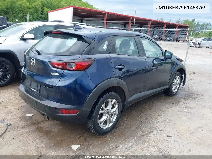 2019 Mazda Cx-3 Sport VIN: JM1DKFB79K1458769 Lot: 42214341