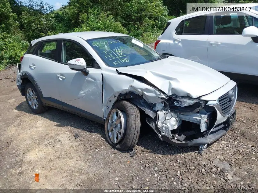 2019 Mazda Cx-3 Sport VIN: JM1DKFB73K0453847 Lot: 42542512