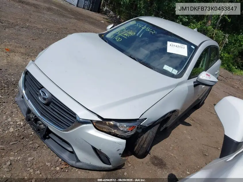 2019 Mazda Cx-3 Sport VIN: JM1DKFB73K0453847 Lot: 42542512