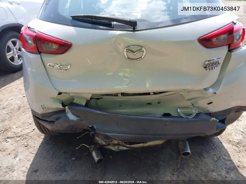 2019 Mazda Cx-3 Sport VIN: JM1DKFB73K0453847 Lot: 42542512