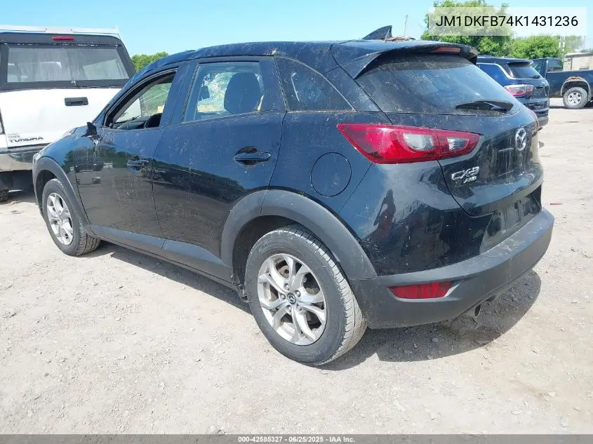 2019 Mazda Cx-3 Sport VIN: JM1DKFB74K1431236 Lot: 42585327